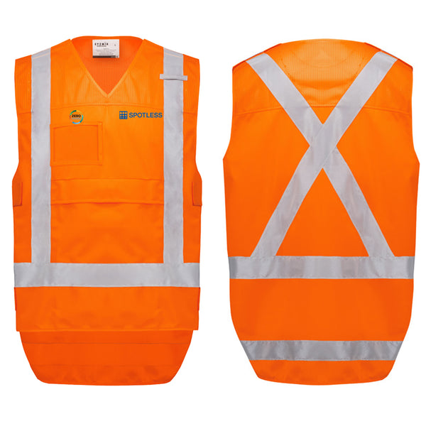 Unisex Hi Vis NSW Rail Vest - ORANGE