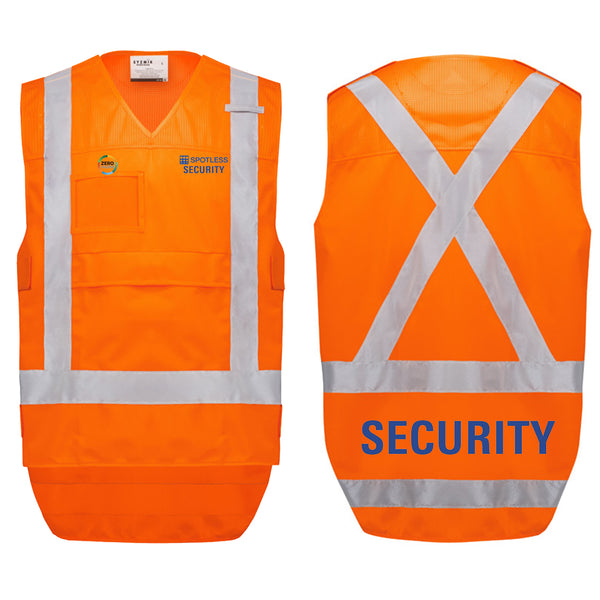 Unisex Hi Vis NSW Rail Vest - ORANGE