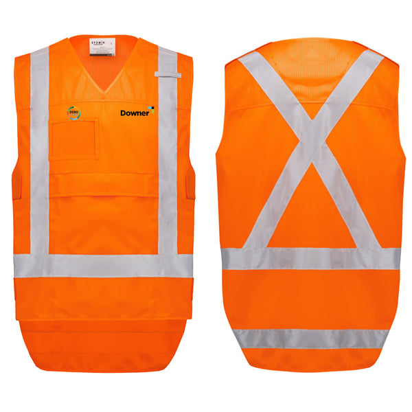 Unisex Hi Vis NSW Rail Vest - ORANGE