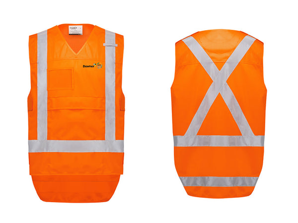 Unisex Hi Vis NSW Rail Vest - ORANGE