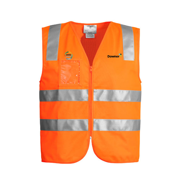 Day-Night Zip Vest      - Orange