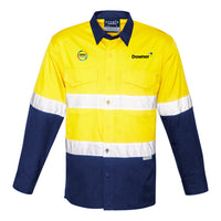 D-N Rugged Vented Shirt - Yellow/Navy