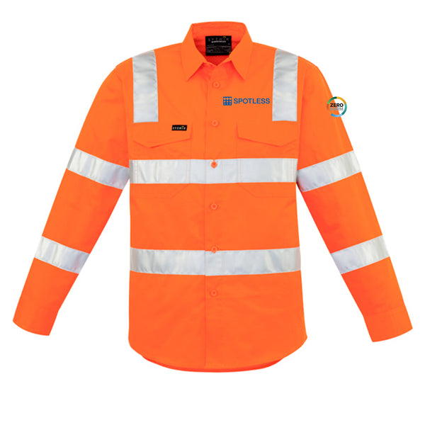 Bio Motion Vic Rail Shirt      - Orange