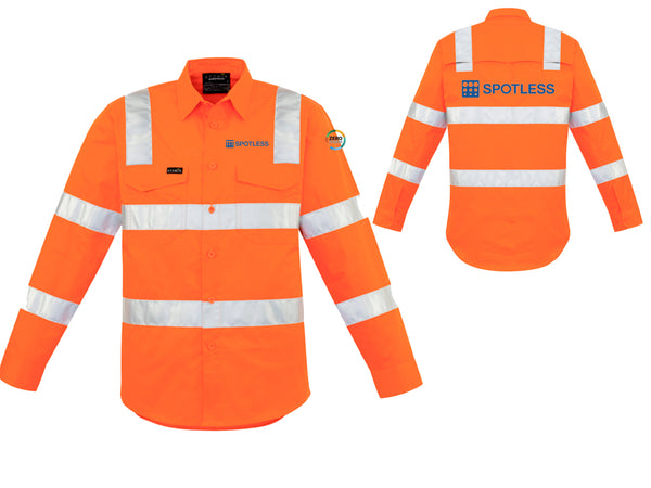 Bio Motion Vic Rail Shirt      - Orange