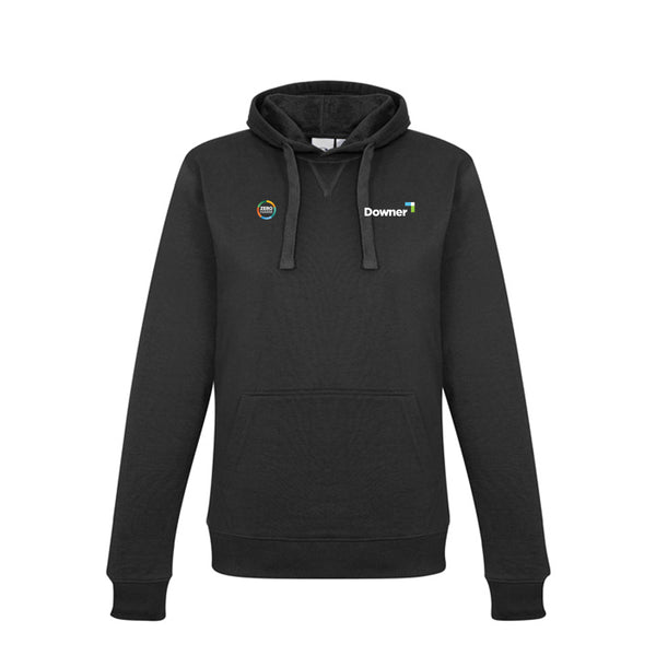 Womens Crew Hoodie - BLACK