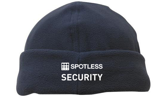 Micro Fleece Beanie     - NAVY