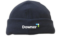 Micro Fleece Beanie     - NAVY