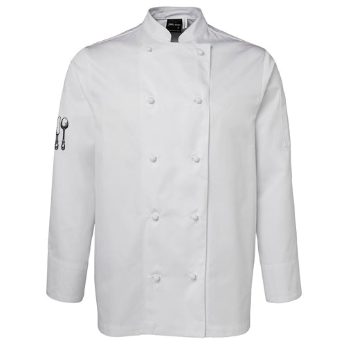Chefs Jacket L-S - WHITE
