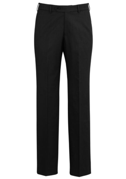 CS Plain Flat Front Pleat Pant - BLACK