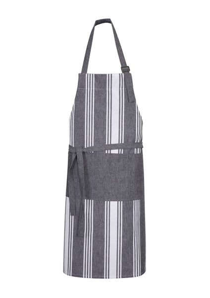 Salt Bib Apron – CHARCOAL-WHITE