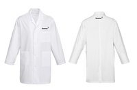 Unisex Classic Lab Coat - White