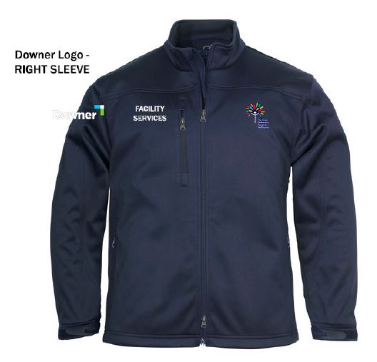 MENS SOFT SHELL JACKET - NAVY