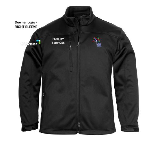 MENS SOFT SHELL JACKET - BLACK