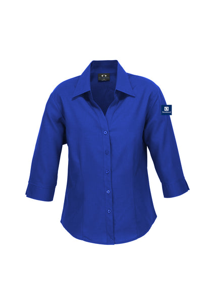 MTO - Oasis Ladies 3-4 Sleeve Shirt  - ELECTRIC BLUE