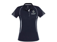 MTO - LADIES RAZOR POLO - NAVY/WHITE