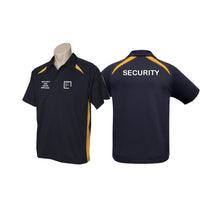 MENS SPLICE POLO        - NAVY-GOLD