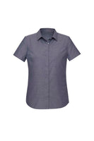 CHARLIE L S-S Shirt            - NAVY