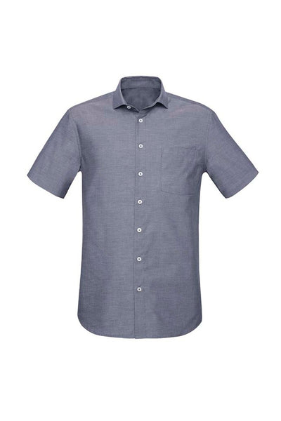 CHARLIE M ClassicFit S-S Shirt - NAVY