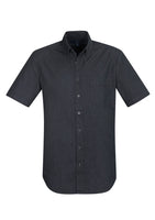 INDIE M Denim S-S Shirt – BLACK