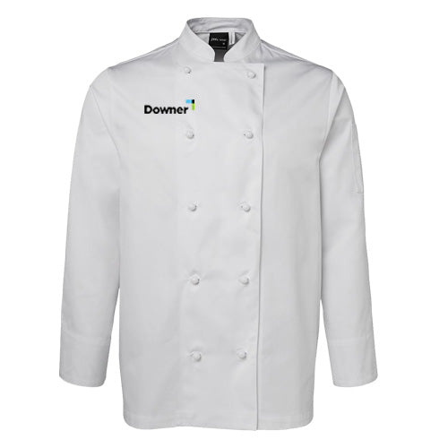 Chefs Jacket White L-S - WHITE