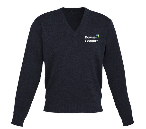 Woolmix Mens Pullover - Navy