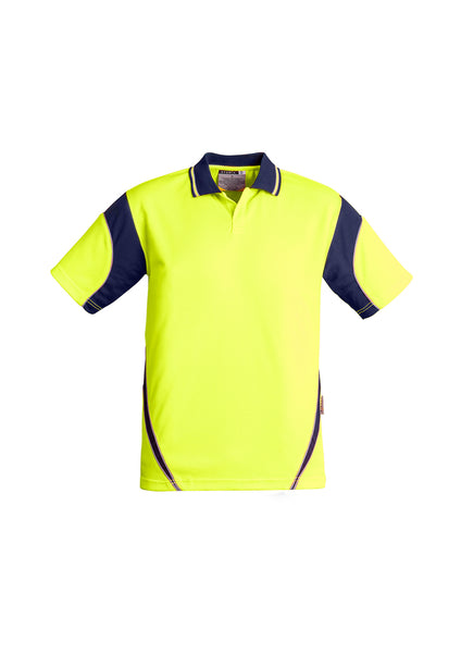 Aztec S-S Polo          - Yellow-Navy