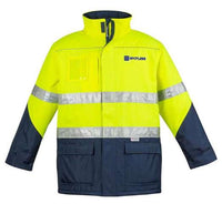 Day-Night Storm Jacket  - Yellow-Navy