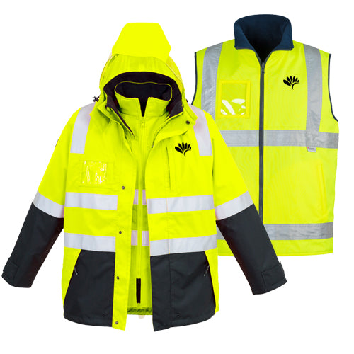 4 in 1 Jacket                  - Yellow-Navy