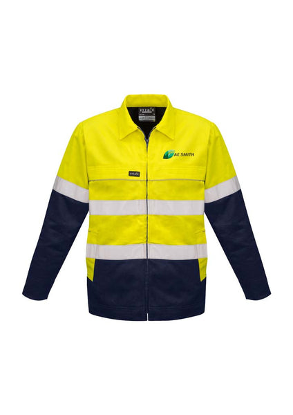 Cotton Drill Jacket Taped - Yellow-Navy