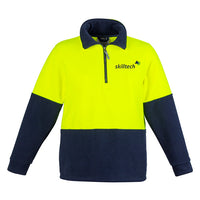 D-O Fleece Jumper       - Yellow-Navy