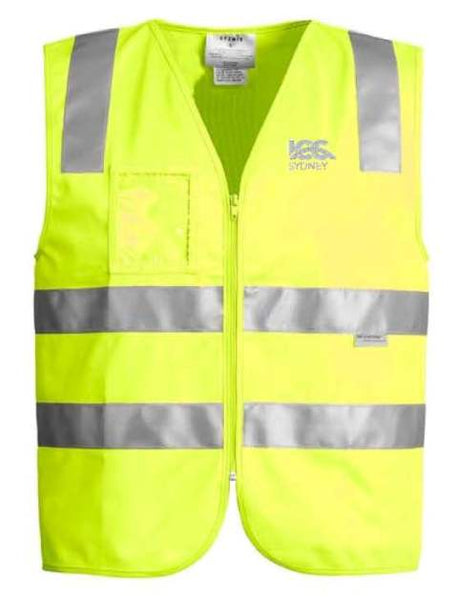 Day-Night Zip Vest      - Yellow