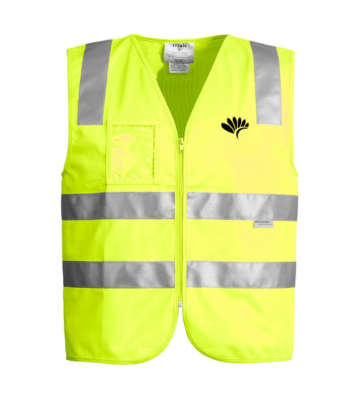 Day-Night Zip Vest      - Yellow