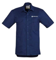 Tradie L-Wgt S-S Shirt  - BLUE