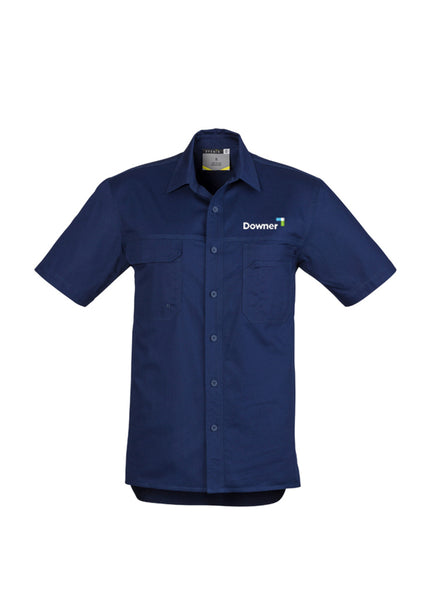 Tradie L-Wgt S-S Shirt  - BLUE