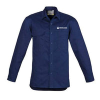 Tradie L-Wgt L-S Shirt  - BLUE