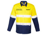 Rugged D-N Vented Shirt - Yellow-Navy