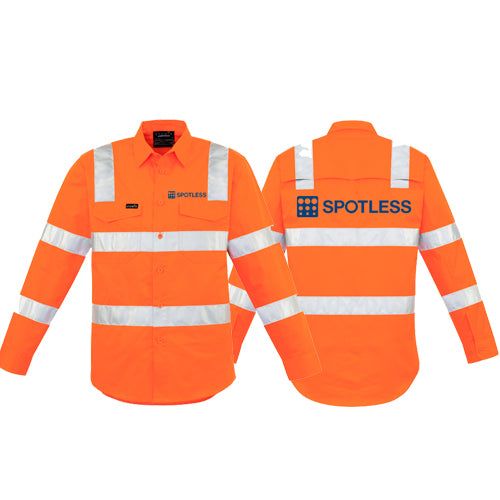 Bio Motion Vic Rail Shirt      - Orange